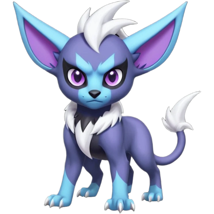 Luxray-Absol-Noibat-Dewott-fusion emoji