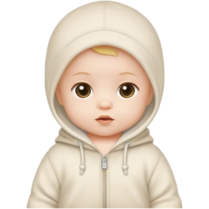 Minimalist designer baby emoji