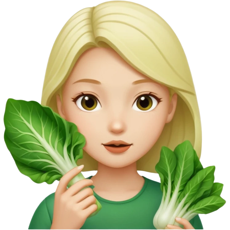 Bok yiyen kız  emoji