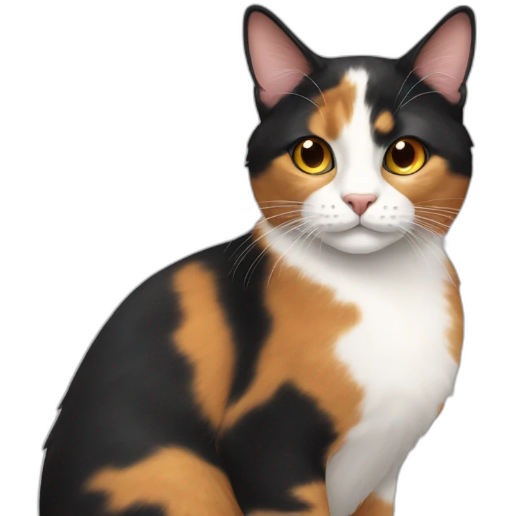 Calico cat emoji