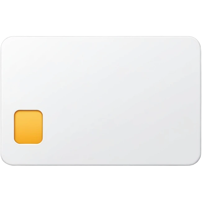 white gift card emoji