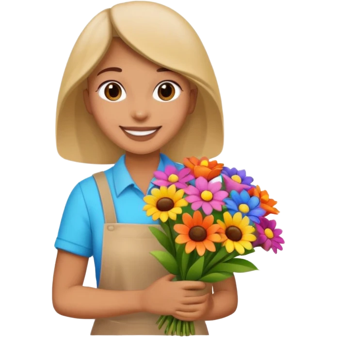 Flower Vendor emoji