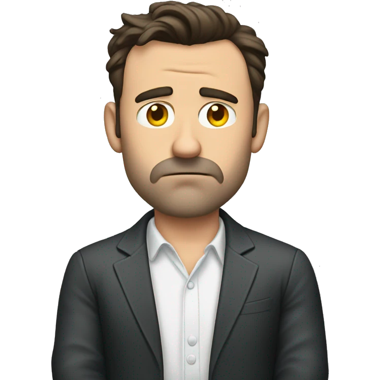 Ben Affleck bored emoji