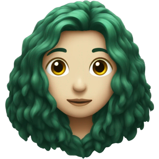 small dark forest green heart emoji