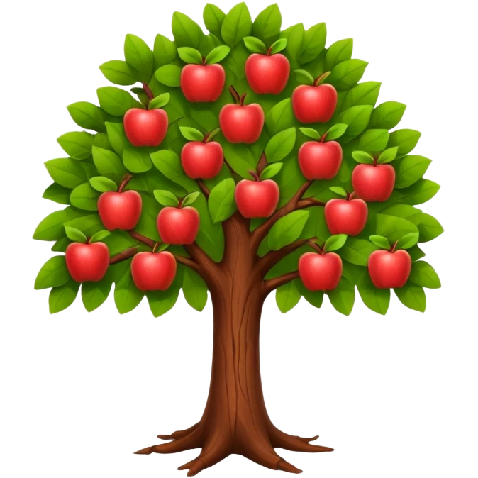 apple tree emoji