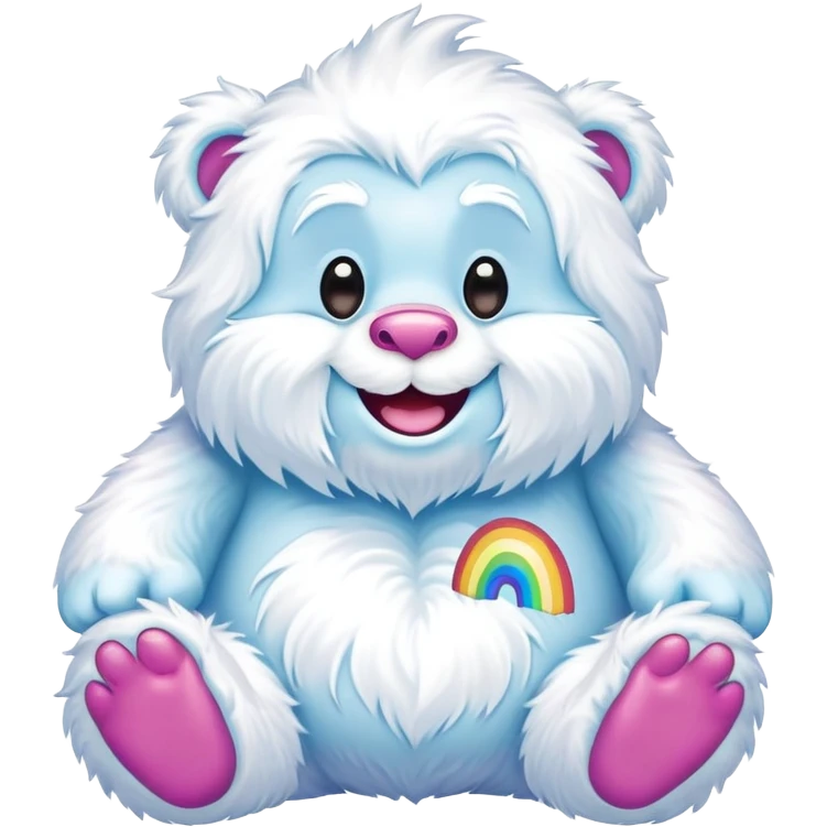  rainbow poop care bear  yeti emoji