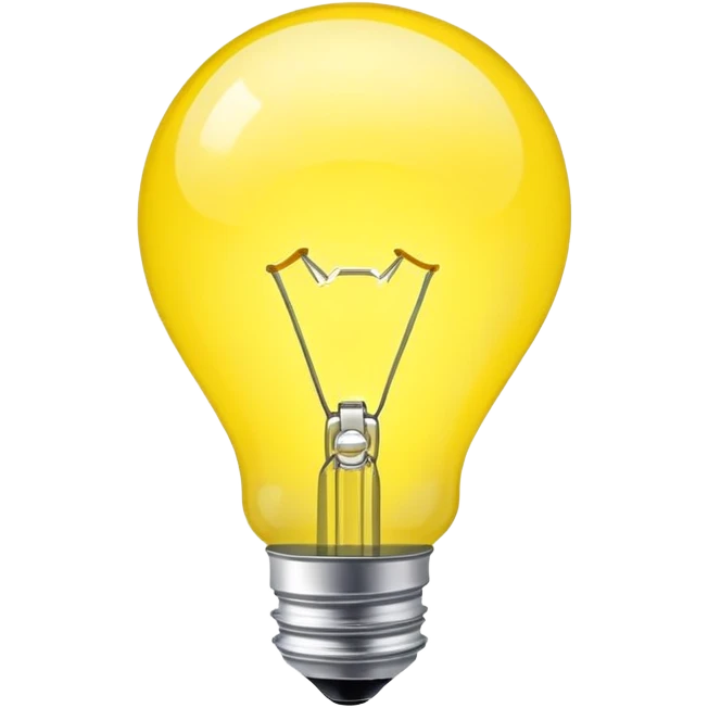 Lemon Light bulb emoji