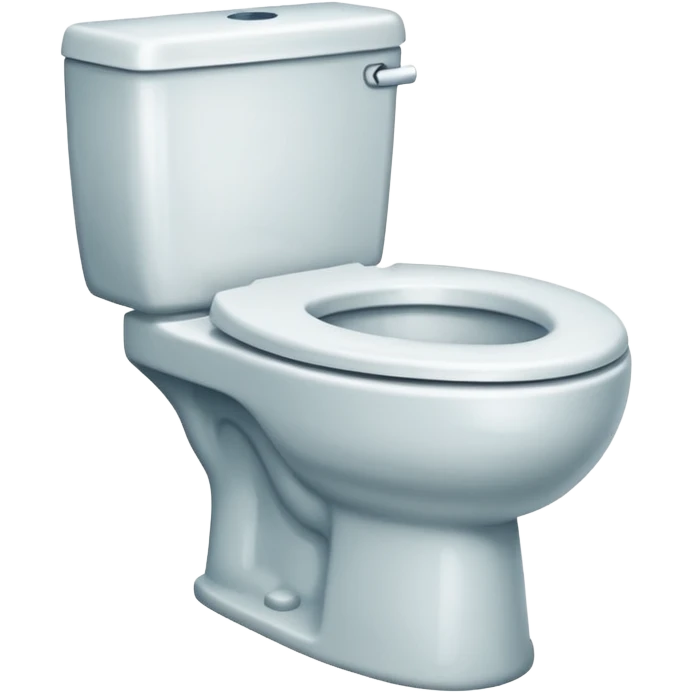 Toilet With small hairs in the water emoji