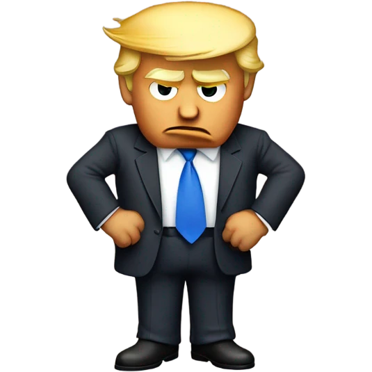 Donald Trump crying emoji