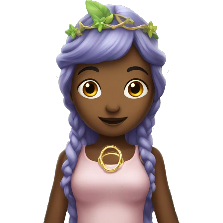 Fairy with rings emoji