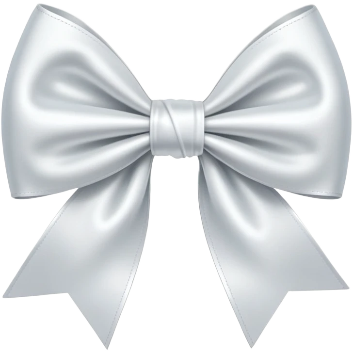 white bows emoji