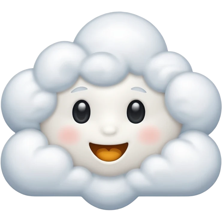 cloud happy emoji
