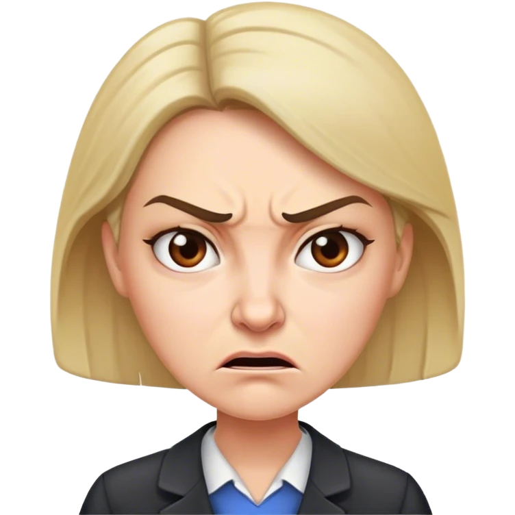  Angry female teacher emoji