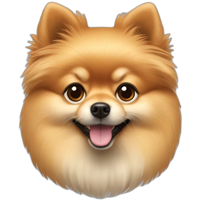 Pomeranian-dog emoji