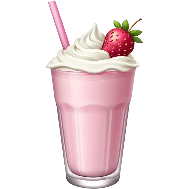 BATOM DE MILKSHAKE DE MORANGO emoji