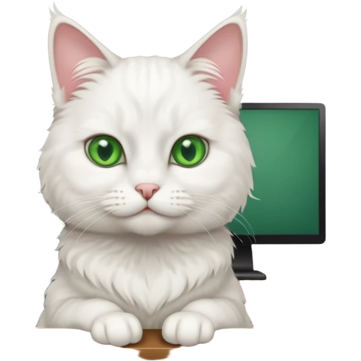 white Office cat emoji