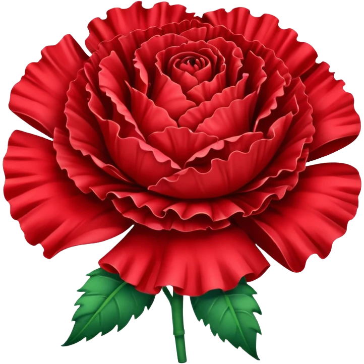 Un clavel rojo  emoji