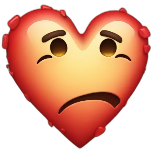 Broken heart emoji