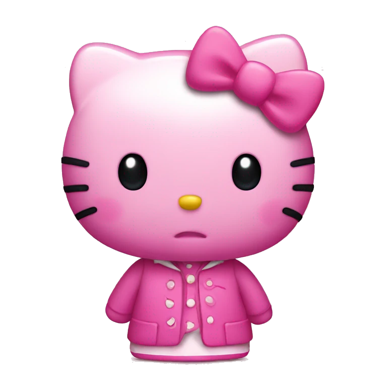 Hello kitty pink  emoji