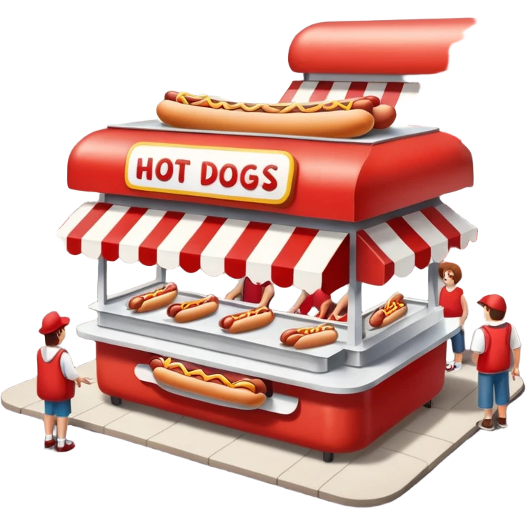 Puesto de perros calientes  emoji