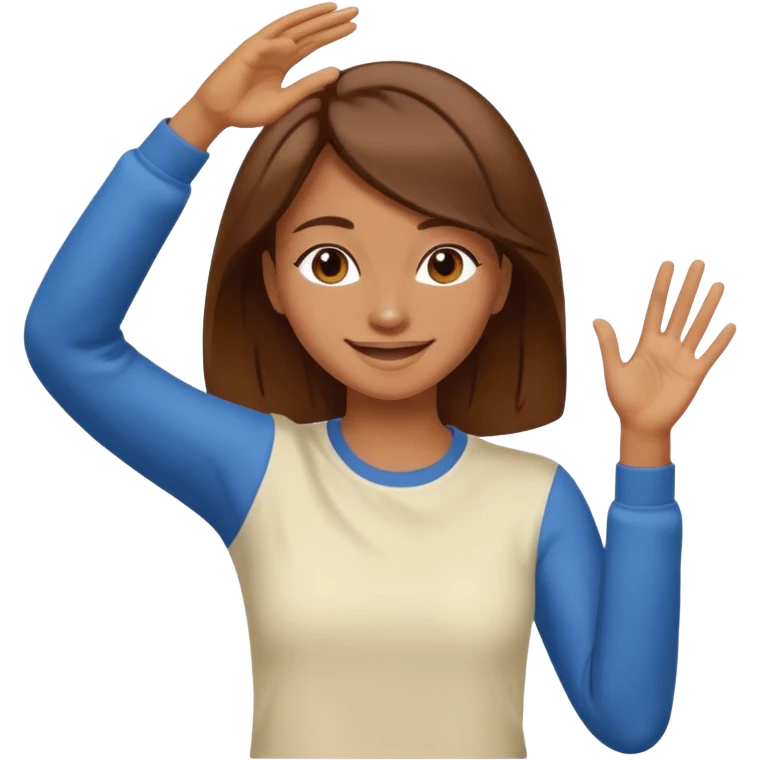 woman do DAB emoji