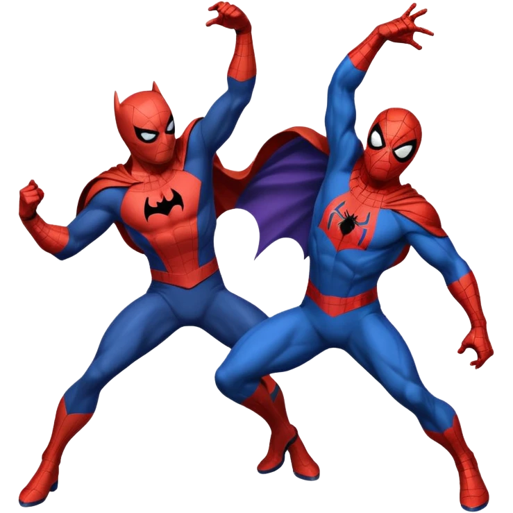 ازدواج بتمن و اسپایدرمن emoji