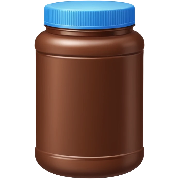 chocolate protein powder jar emoji