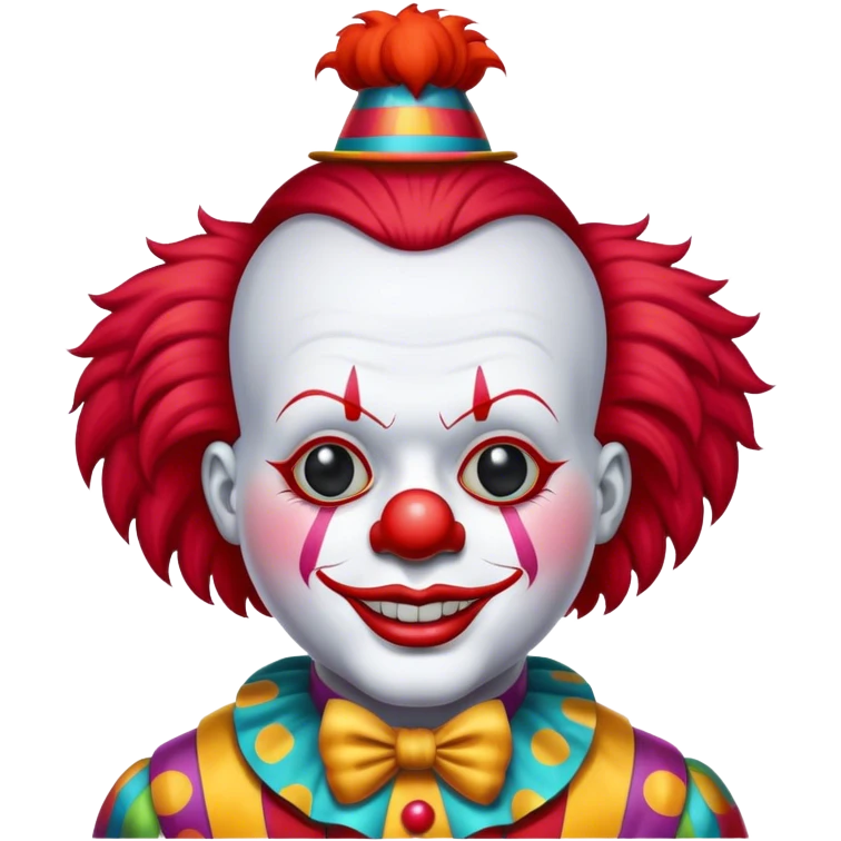 Vintage circus clown emoji