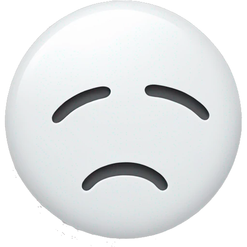White circle pill with a face emoji