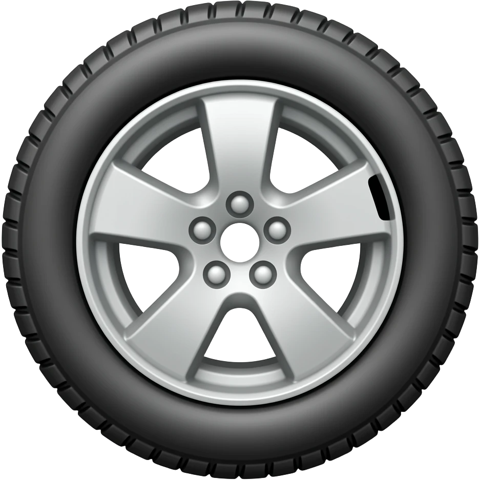 a hole in a car tyre emoji