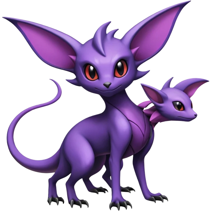Salandit-Noivern-Espeon-Hybrid (Full body) emoji