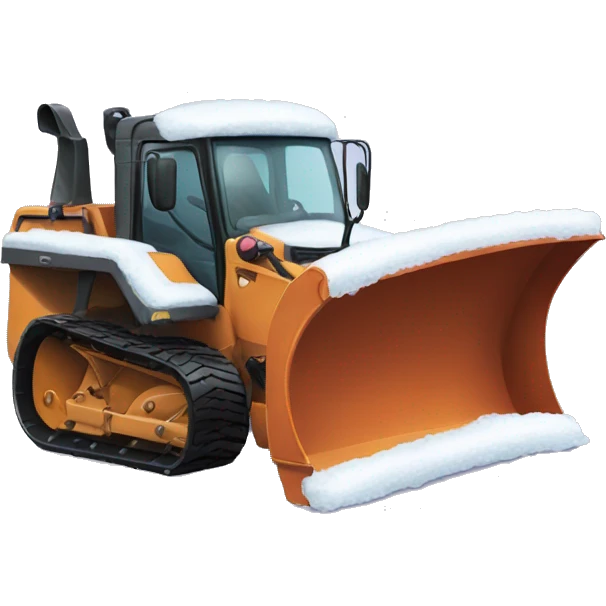 cartoon snow plow emoji