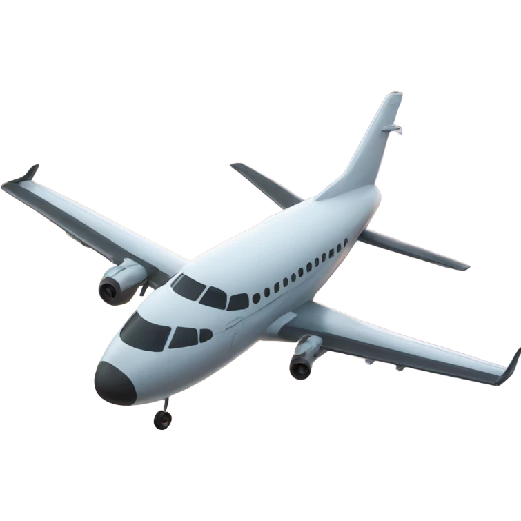 Avión sorprendido emoji