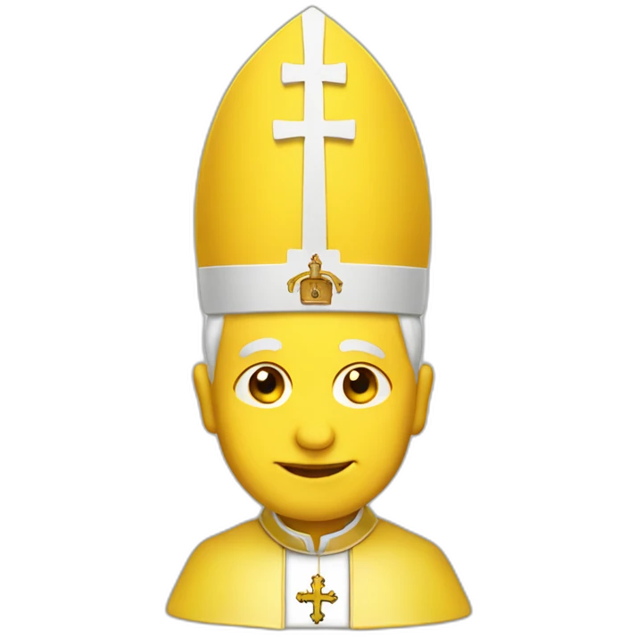 yellow pope emoji