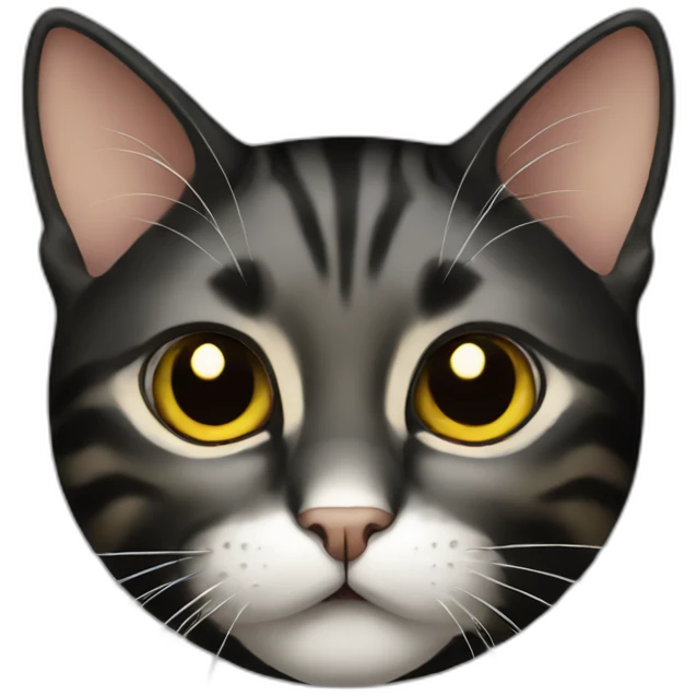 cat black gold emoji