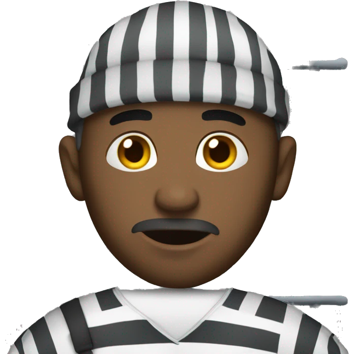 prisoner in prison emoji