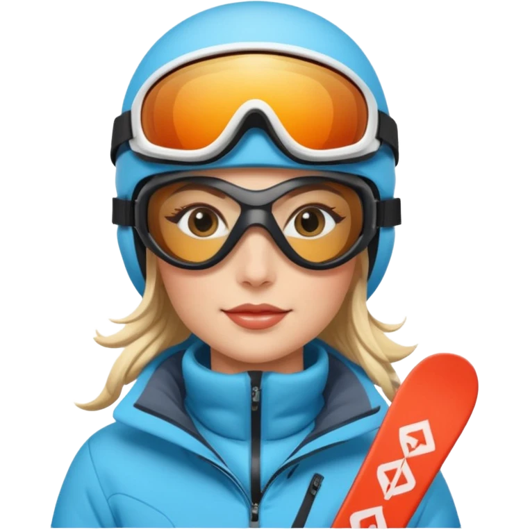 Woman Skiing, Background Matterhorn Matterhorn emoji