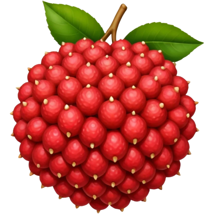 litchi fruit emoji