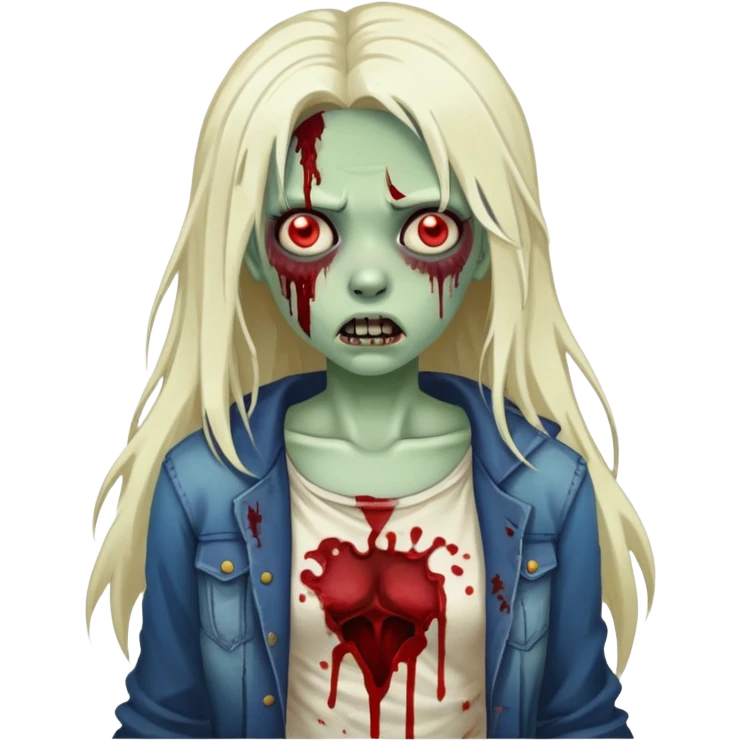 HauntedMound zombie girl emoji