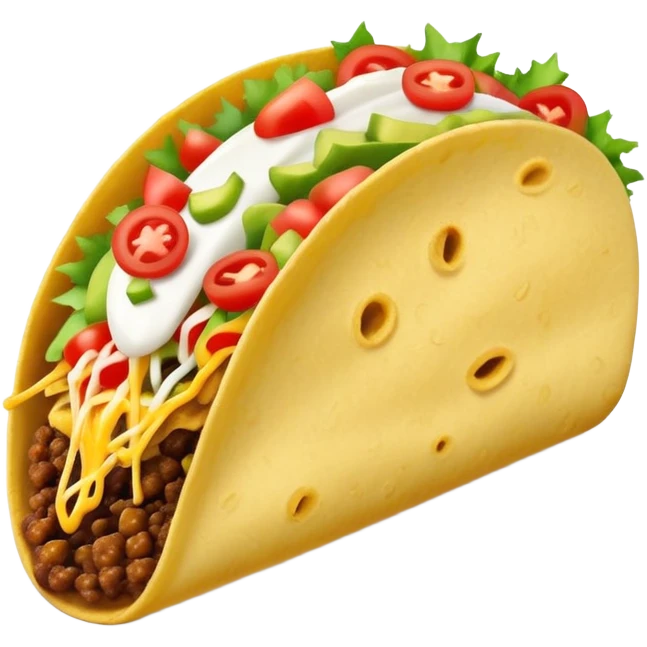 awkward taco emoji