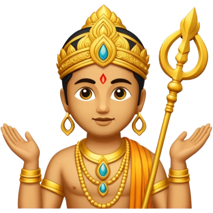 Lord murugan weapon emoji