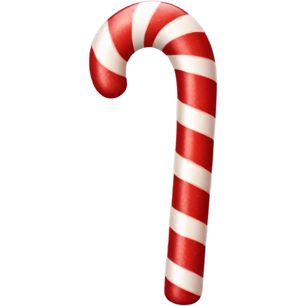 One candy cane emoji