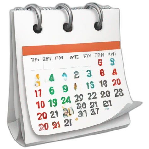 calendar emoji