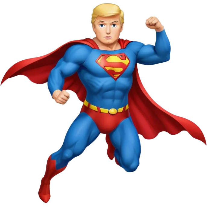 Donald trumps Superman emoji