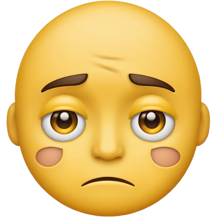 Unhappy face emoji emoji