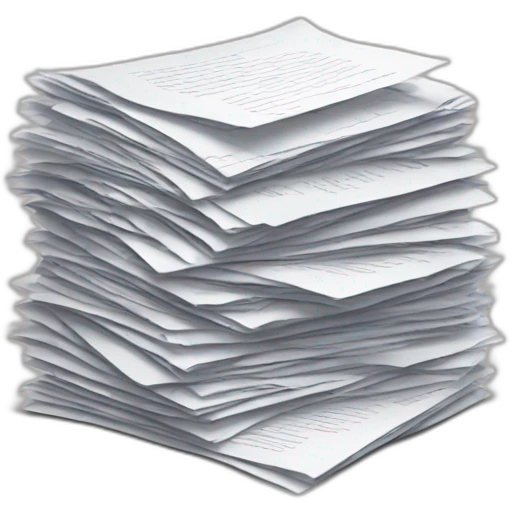 Pile of papers emoji