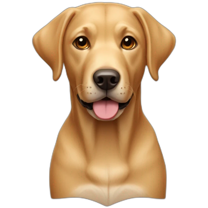 perro labrador color caramelo emoji