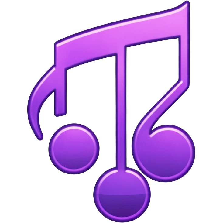 glitter music purple cyberpunk emoji