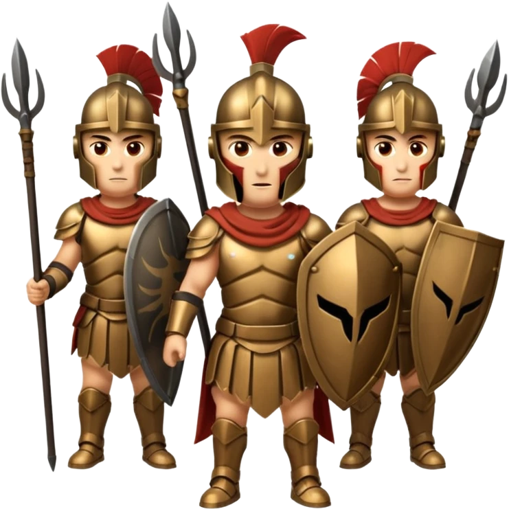 phalanx soldier formation, spartan emoji