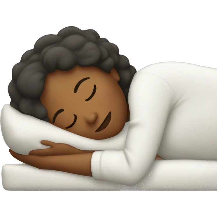 A women sleeping  emoji